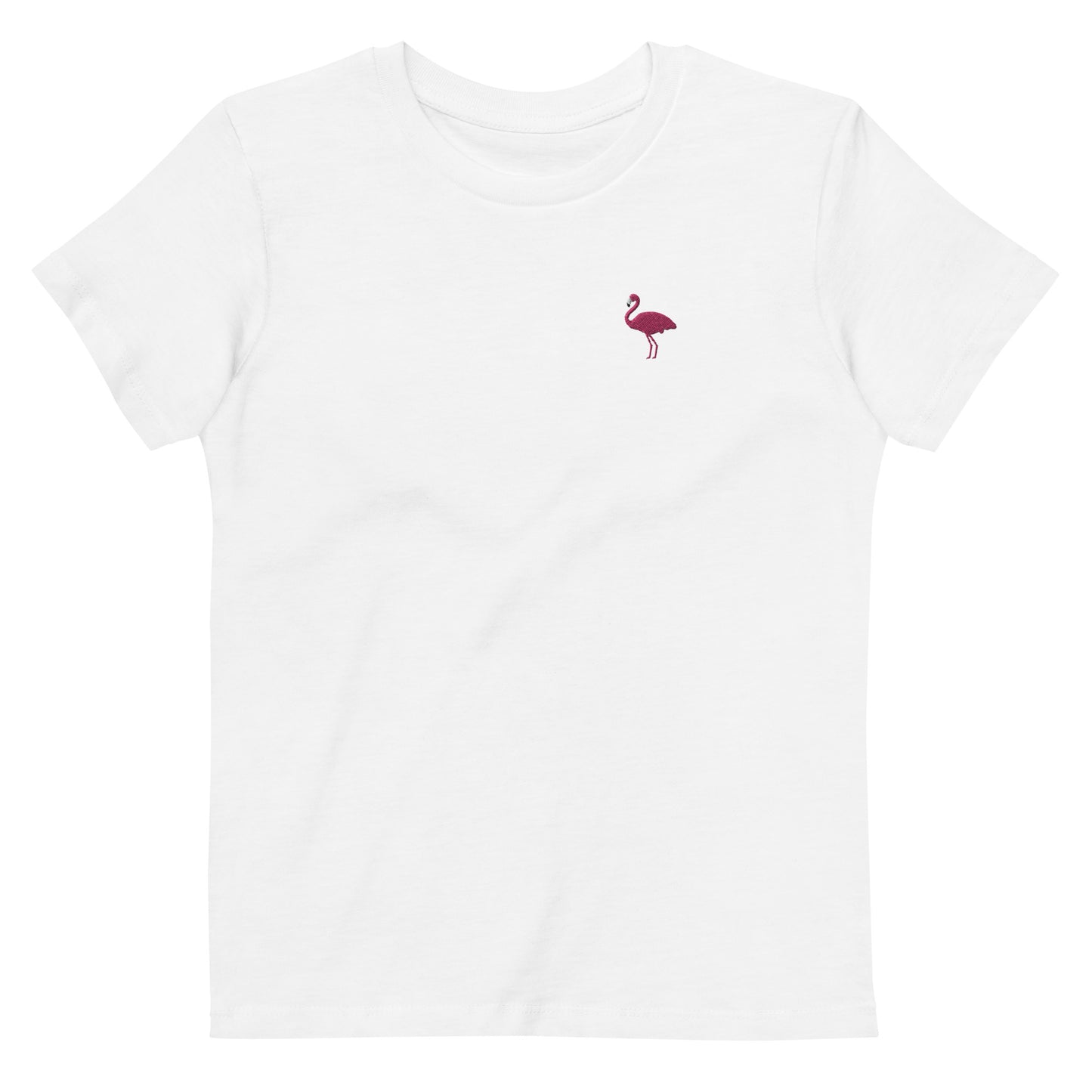 Nachhaltiges Flamingo T-Shirt für Kinder - White