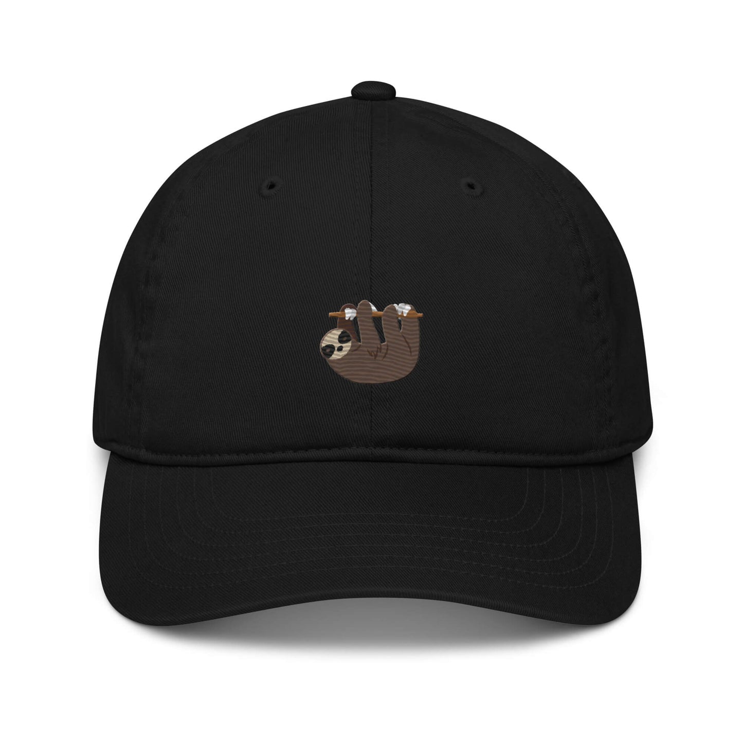 Faultier organic baseball cap black