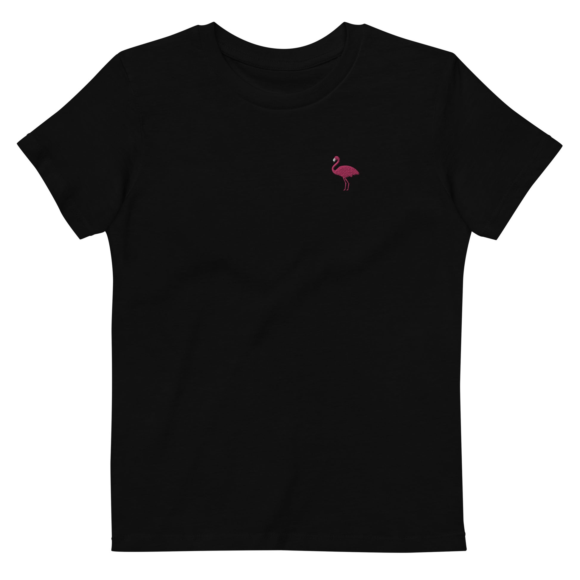 Nachhaltiges Flamingo T-Shirt für Kinder - Black