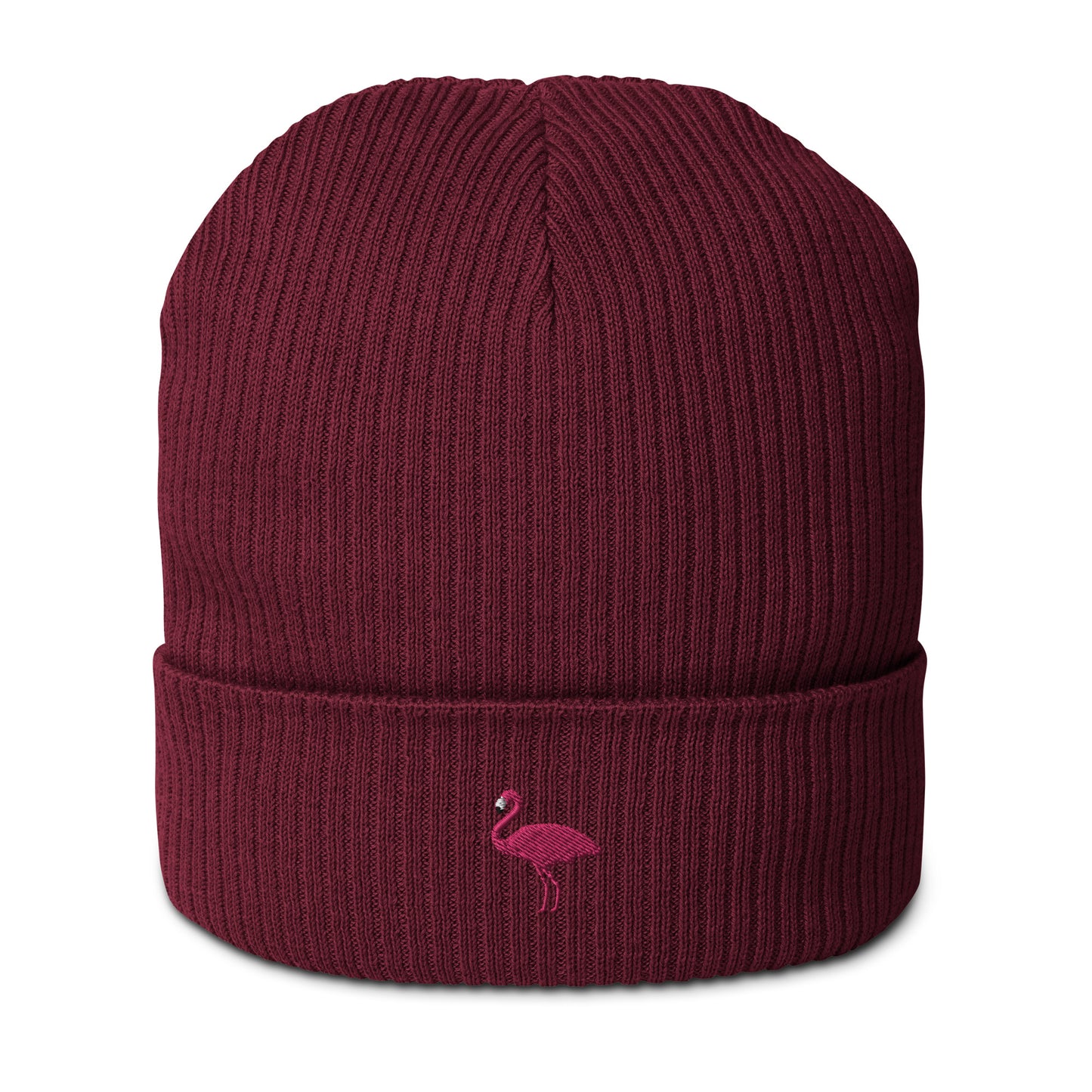 Flamingo Bio-Beanie - burgundy