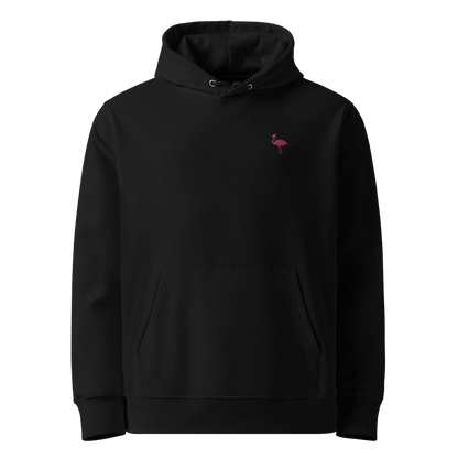 Nachhaltiger Flamingo Hoodie - Black