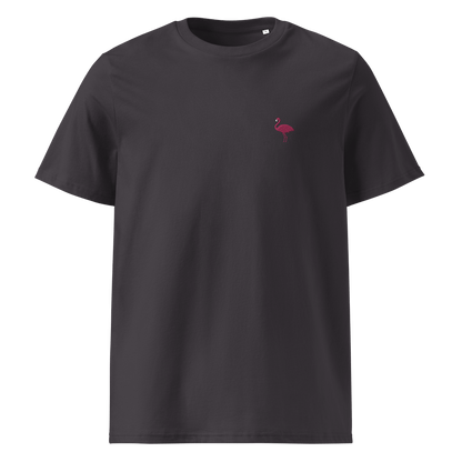 Nachhaltiges Flamingo T-Shirt - Anthracite