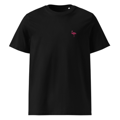 Nachhaltiges Flamingo T-Shirt - Schwarz