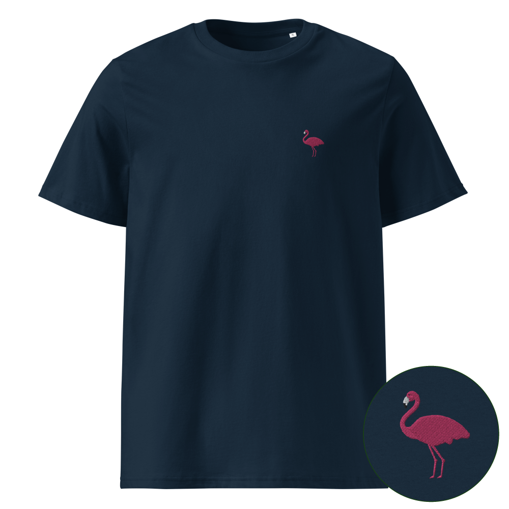 Nachhaltiges Flamingo T-Shirt - French Navy