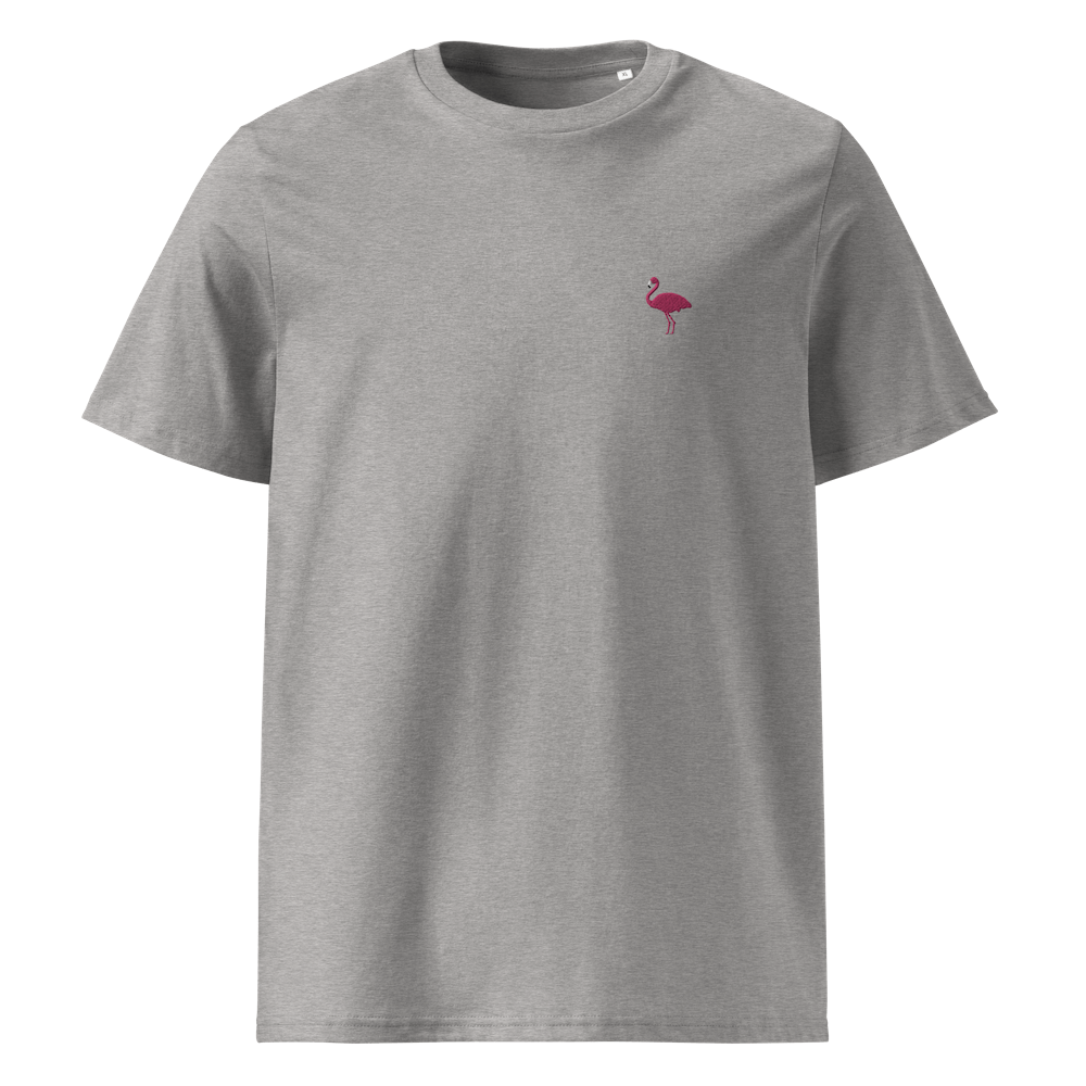 Nachhaltiges Flamingo T-Shirt - Grau