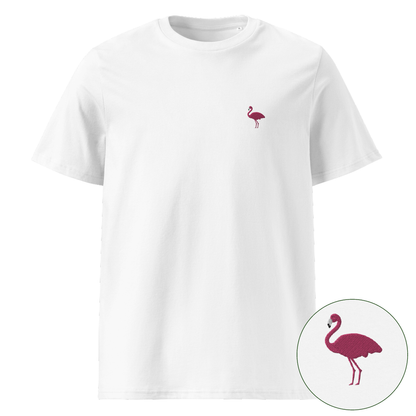 Nachhaltiges Flamingo T-Shirt - White