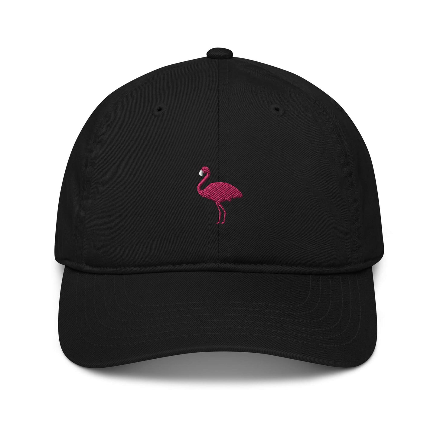 Flamingo organic cap black