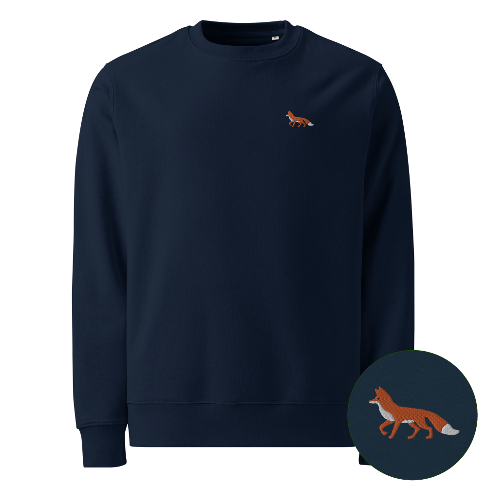 Nachhaltiger Fuchs Sweater in French Navy