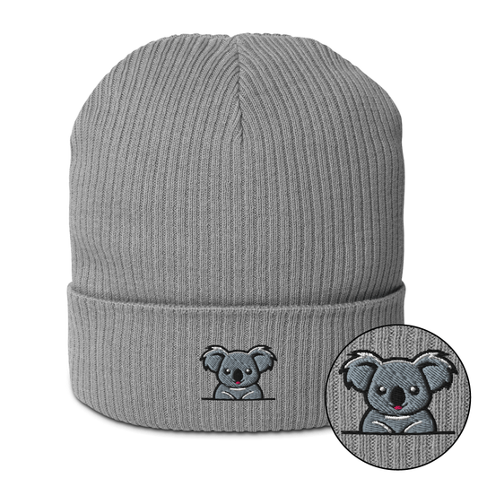 Koala - nachhaltige Bio-Mütze - Grau