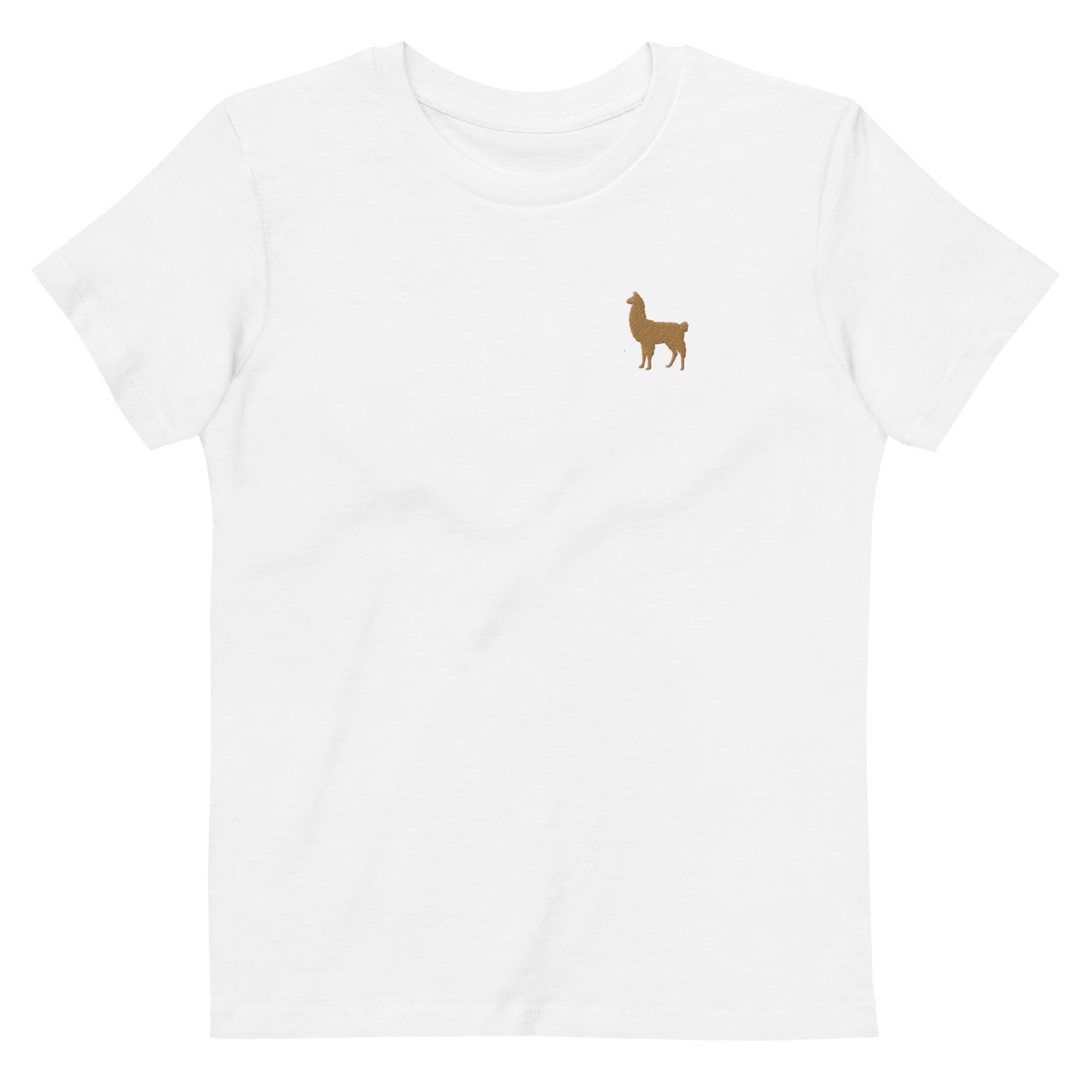 Nachhaltiges Lama T-Shirt für Kinder - White