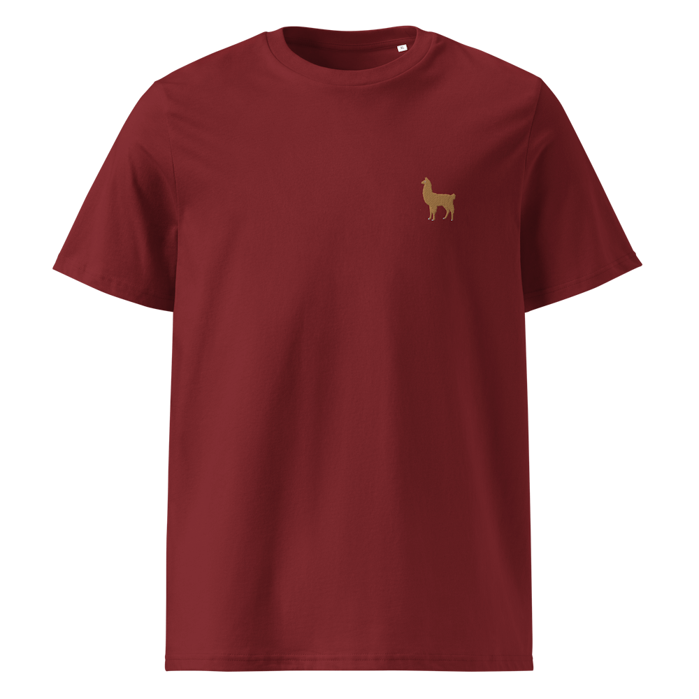 Nachhaltiges Lama T-Shirt - Burgundy