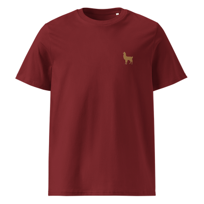 Nachhaltiges Lama T-Shirt - Burgundy