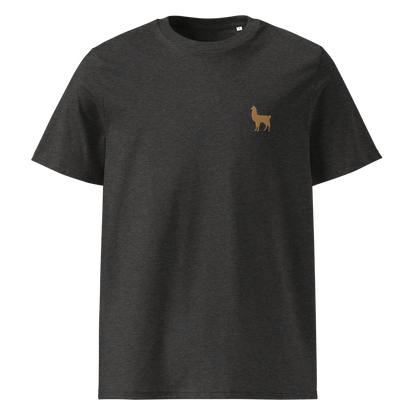 Nachhaltiges Lama T-Shirt - Dark Heather Grey