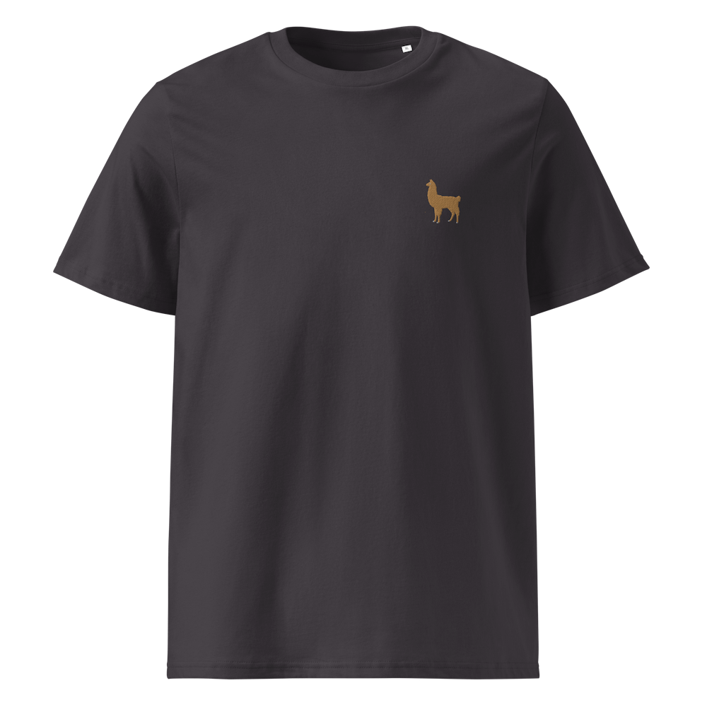 Nachhaltiges Lama T-Shirt - Anthracite