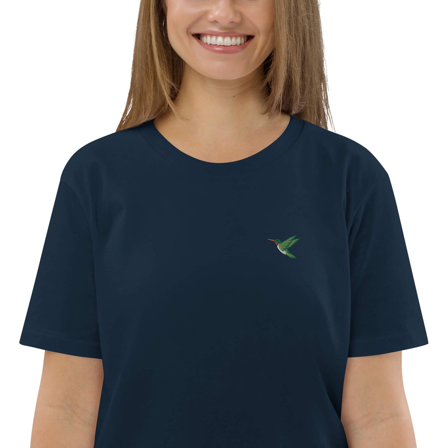 Nachhaltiges Kolibri T-Shirt für Frauen - French Navy