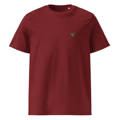 Nachhaltiges Kolibri T-Shirt - burgundy