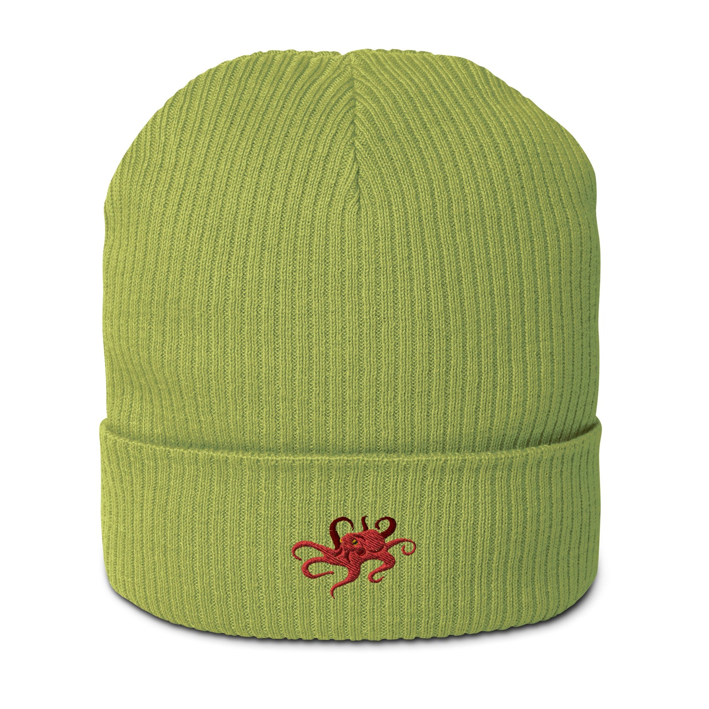 Octopus Bio-Beanie - Leaf Green