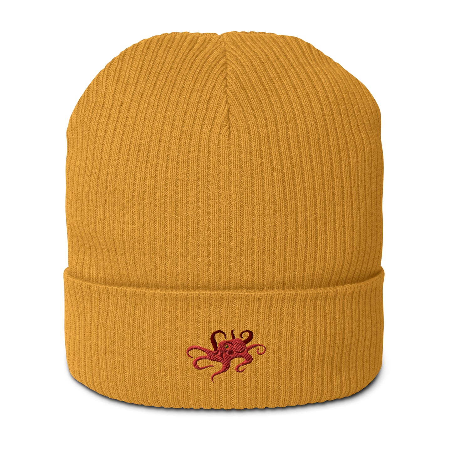 Octopus Bio-Beanie - Mustard Yellow