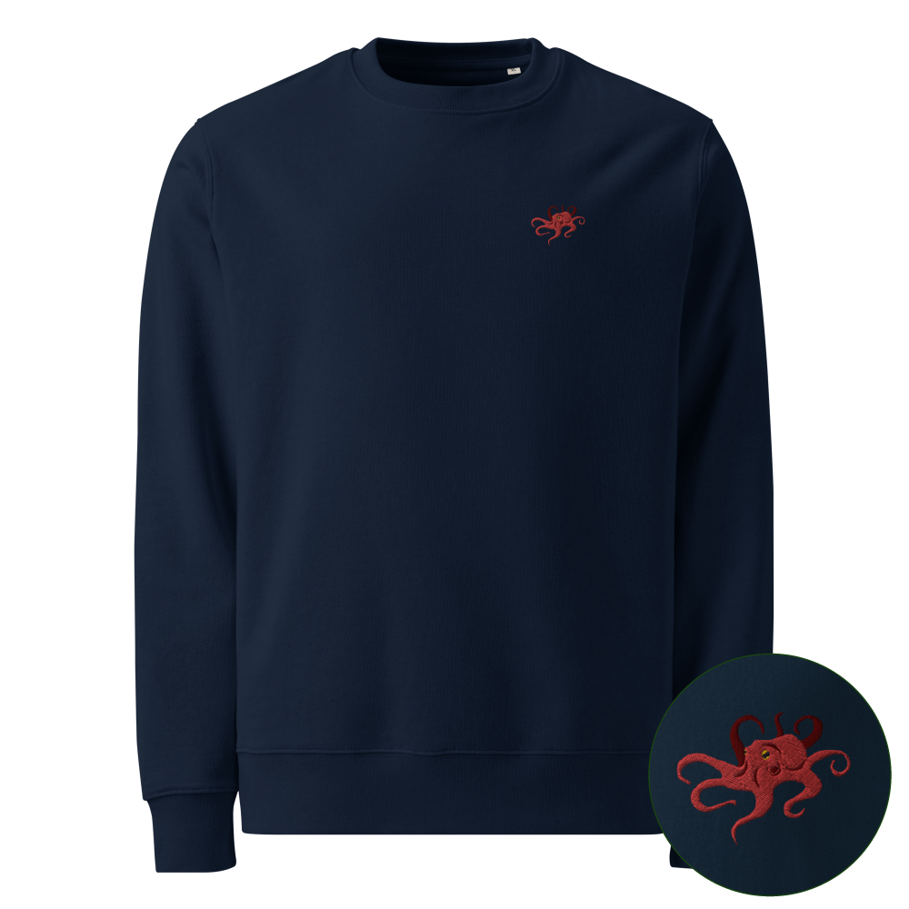 Nachhaltiger Oktopus-Pullover - French Navy