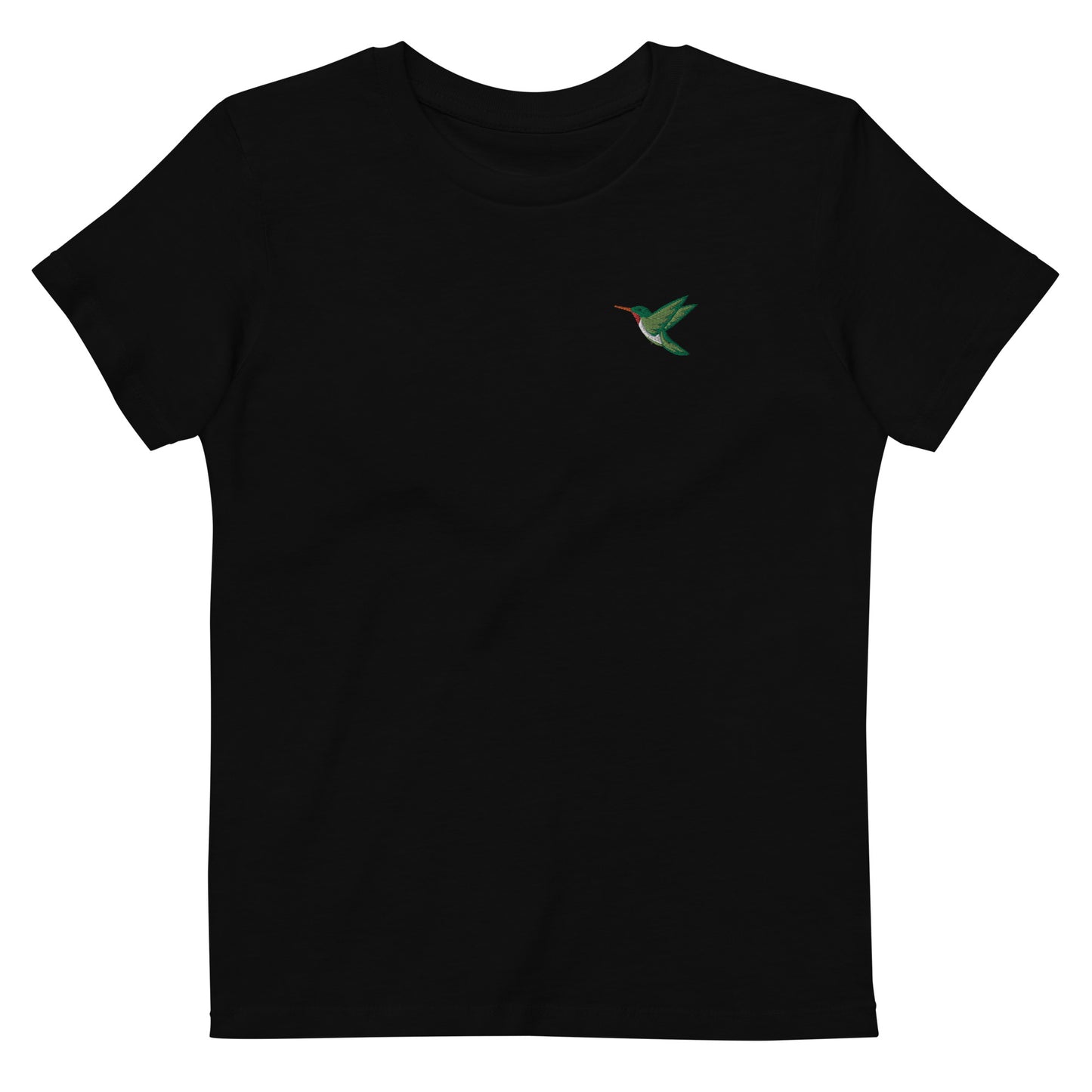 Embroidered Hummingbird T-Shirt for Kids | Unisex