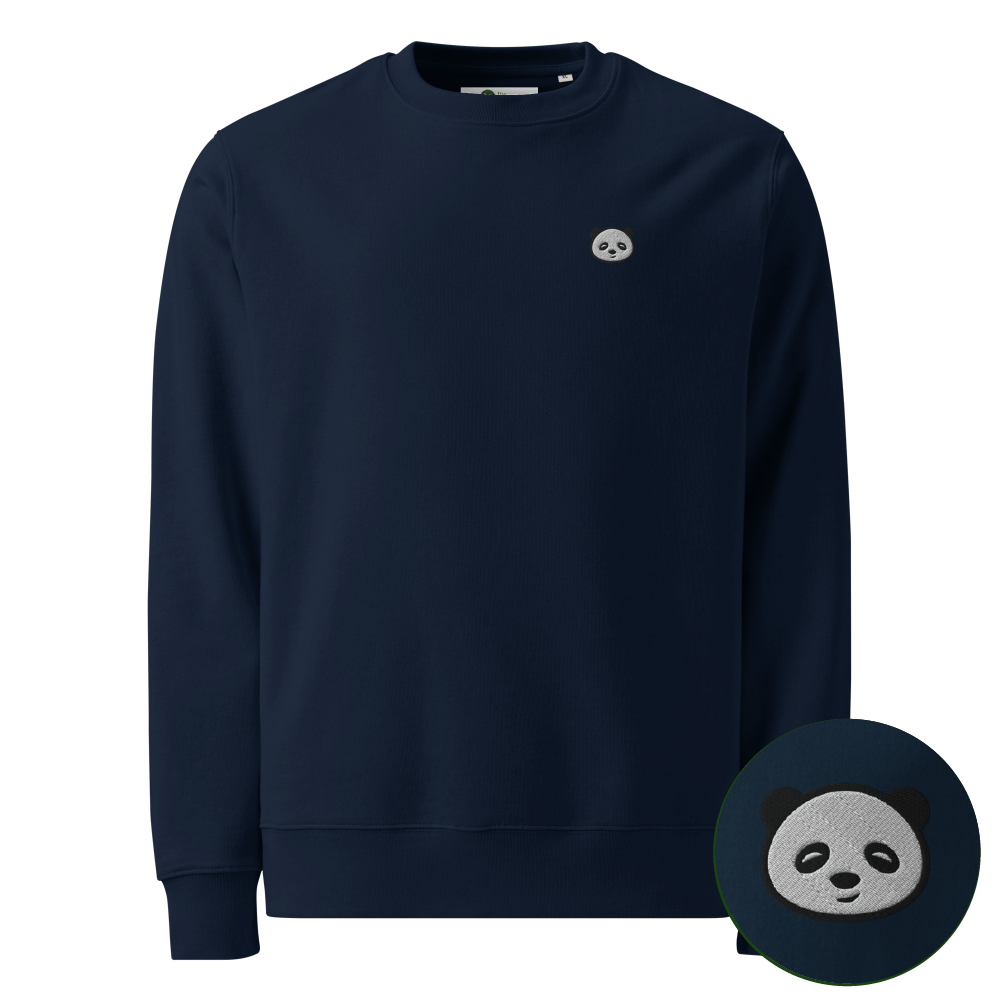 Panda sustainable sweater - french navy