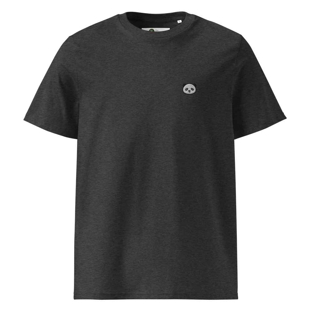 Sustainable Panda T-Shirt - Heather Grey