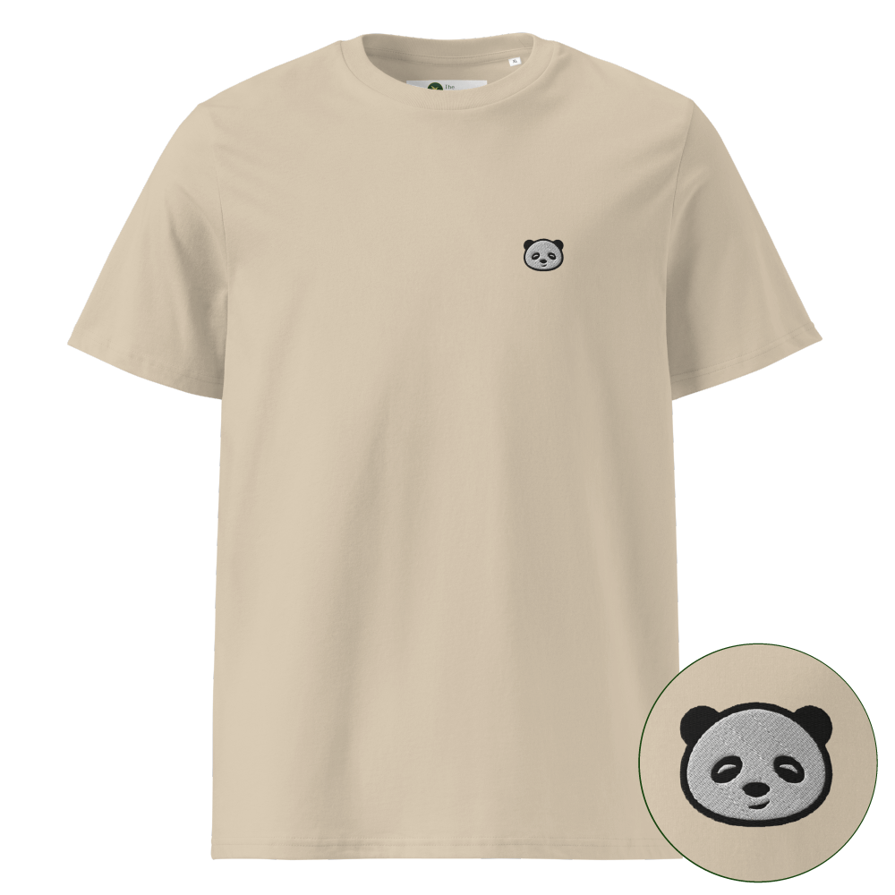 Sustainable Panda T-Shirt - Desert Dust