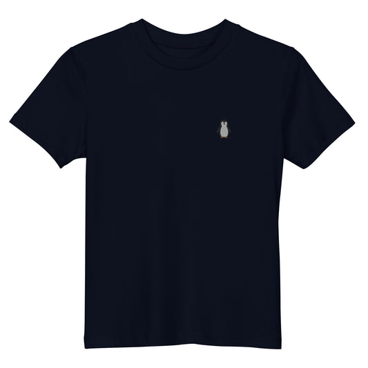 Nachhaltiges Pinguin T-Shirt für Kinder - French Navy