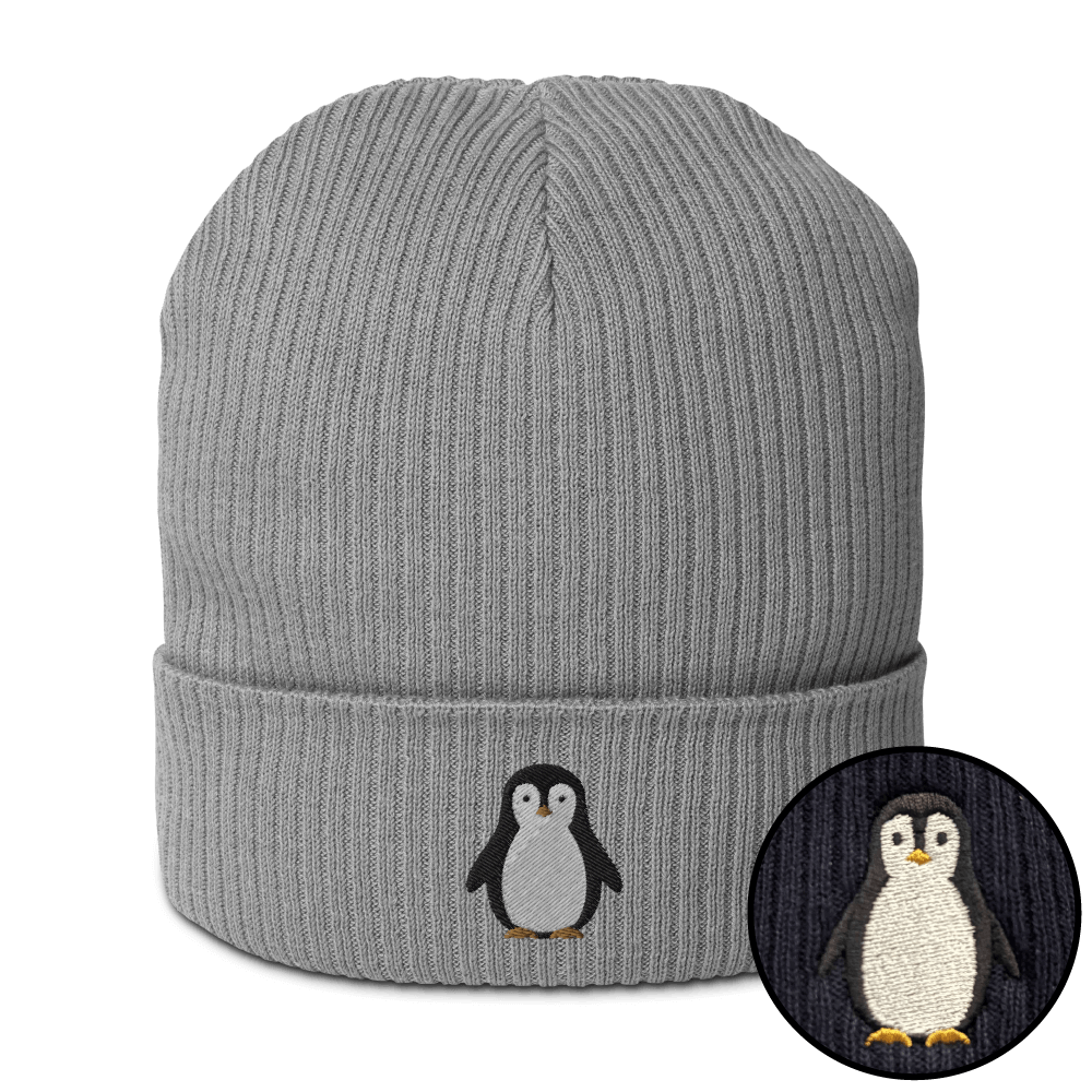 Pinguin Bio-Beanie - Light Grey