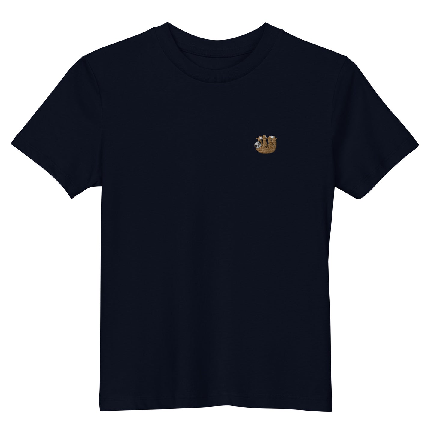 Faultier T-Shirt für Kinder - French Navy