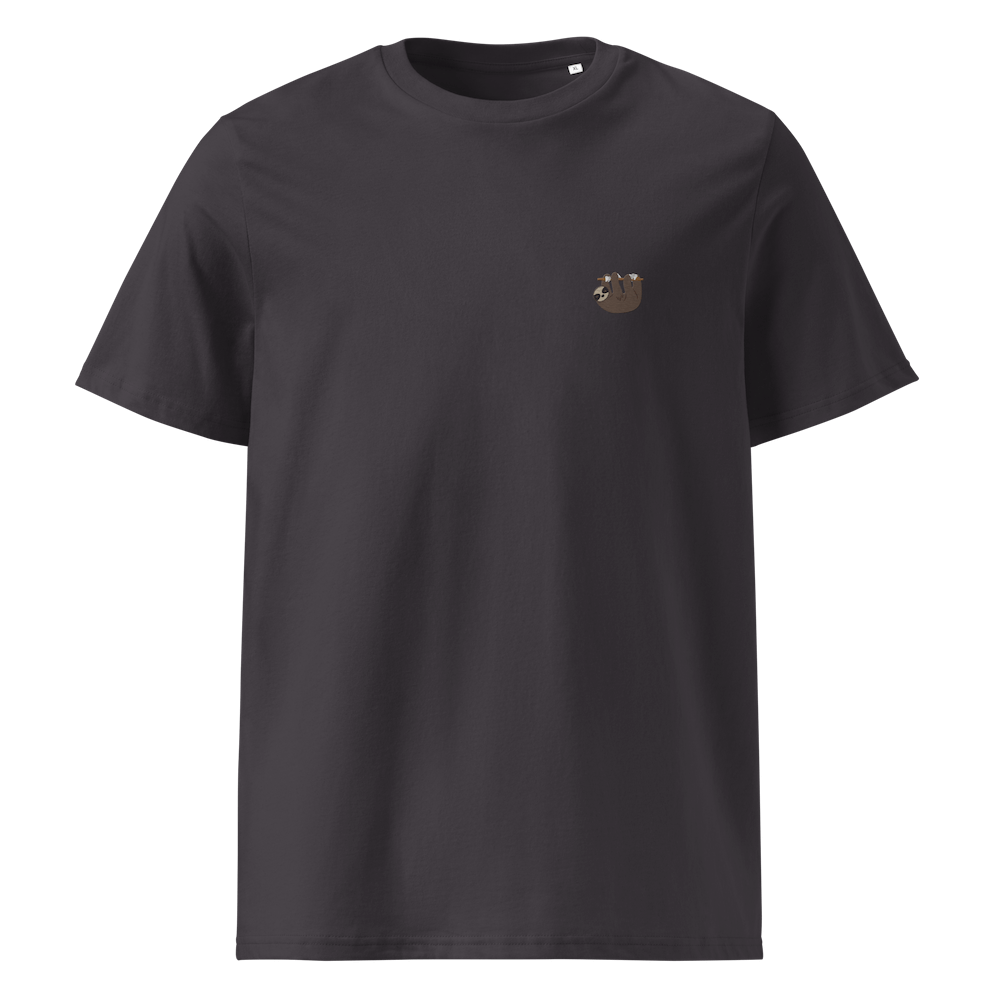 Nachhaltiges Faultier T-Shirt - Anthracite