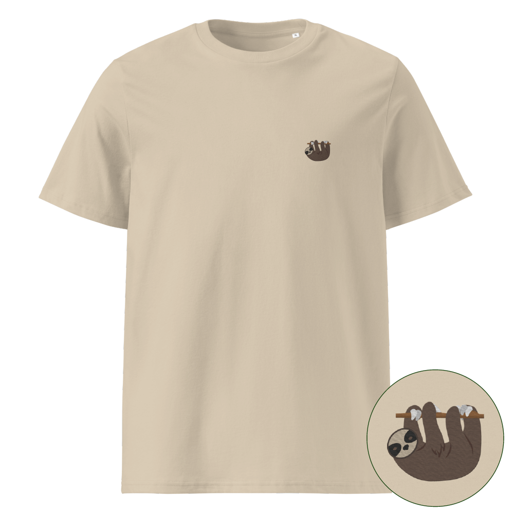 Nachhaltiges Faultier T-Shirt - Desert Dust