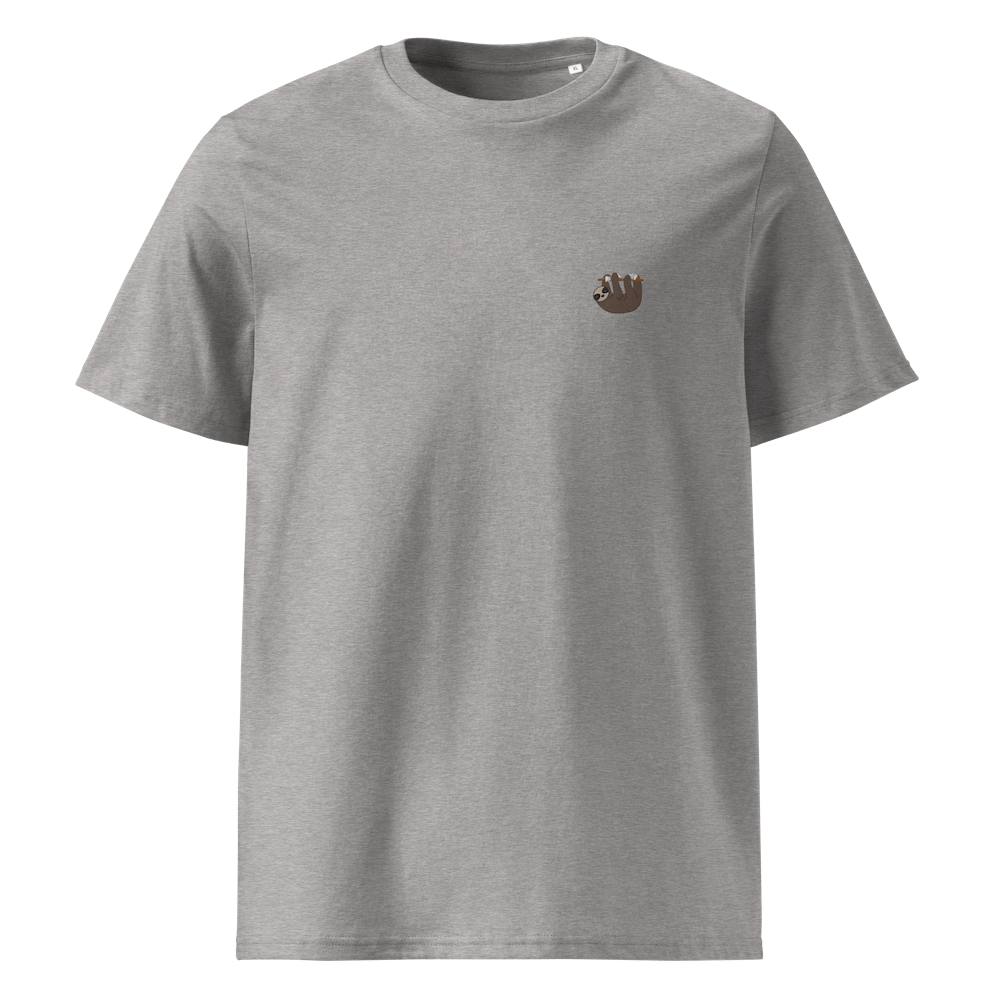 Nachhaltiges Faultier T-Shirt - Heather Grey