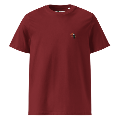 Tukan Bio-Baumwolle T-Shirt - Burgundy