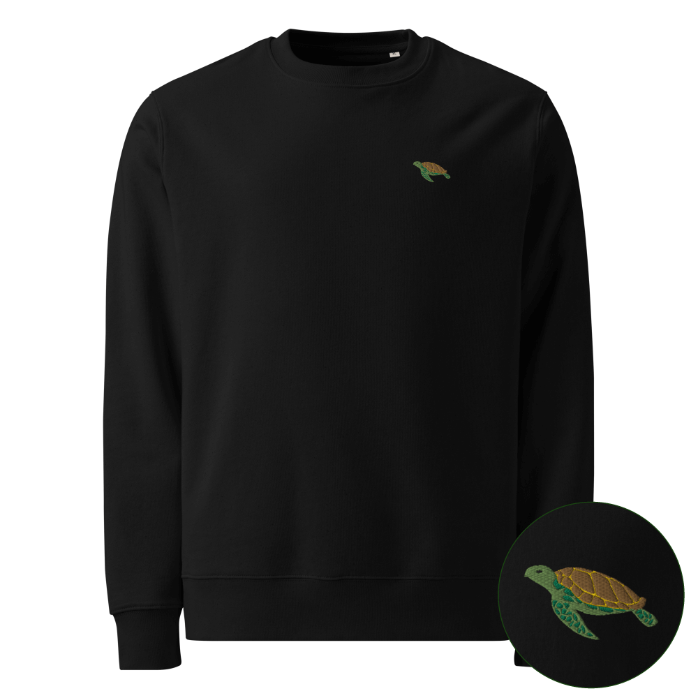 Meeresschildkröte Bio-Pullover - Black