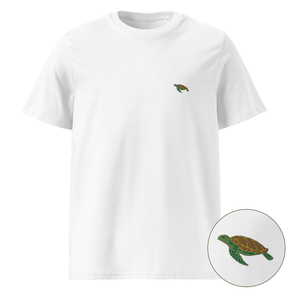 Nachhaltiges Meeresschildkröten T-Shirt - White